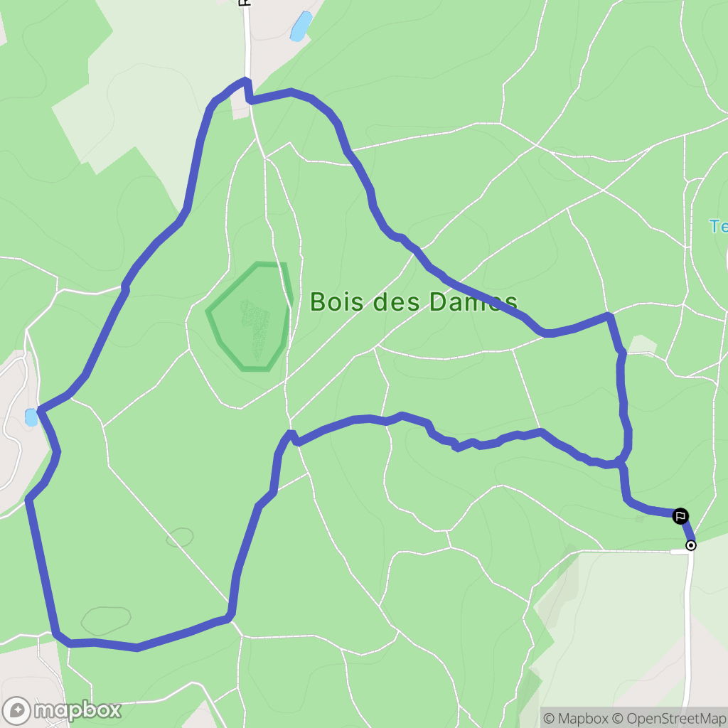 Bruay-la-Buissière : carte du parcours de randonnée - France