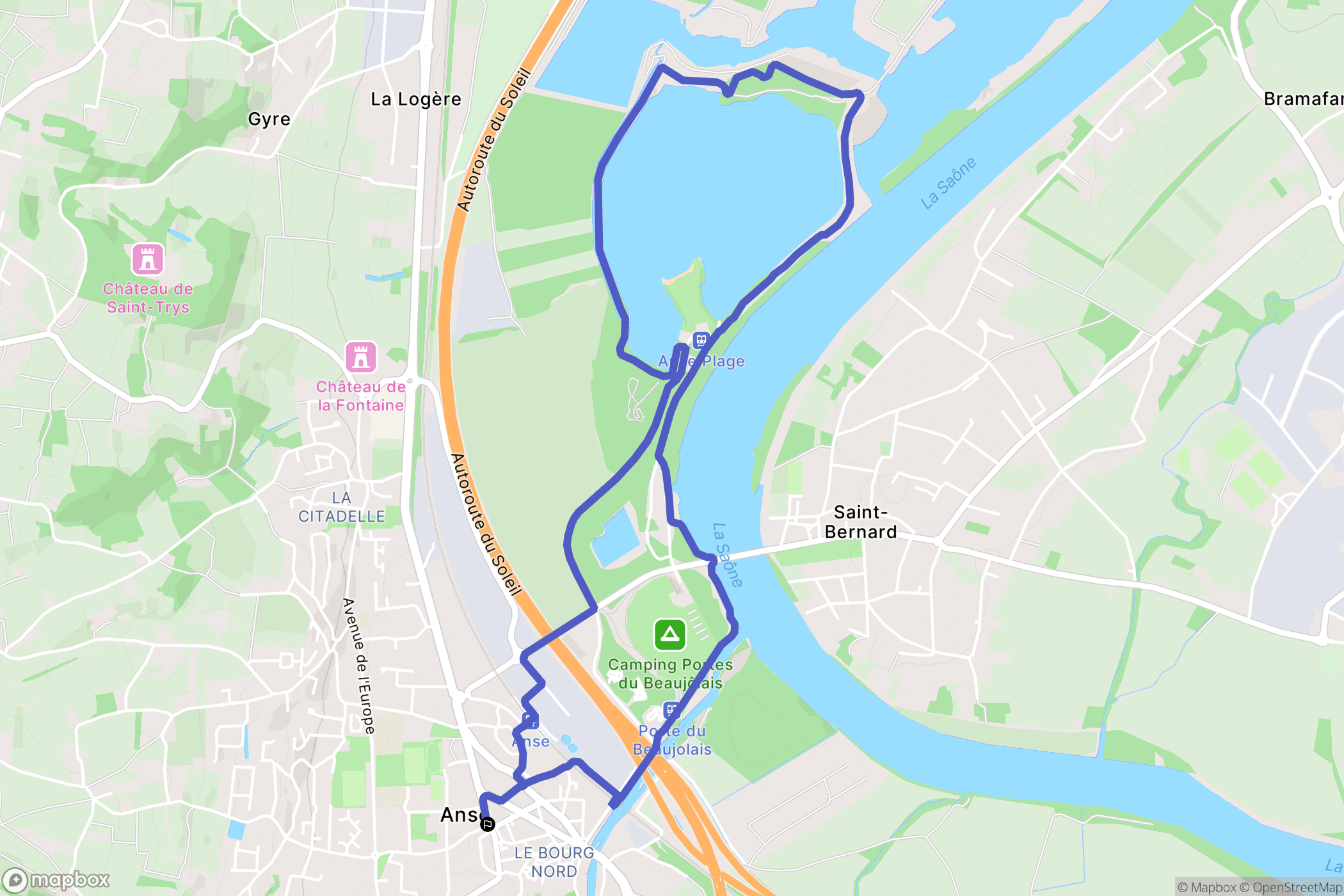 Anse: routekaart voor buitenactiviteiten - France