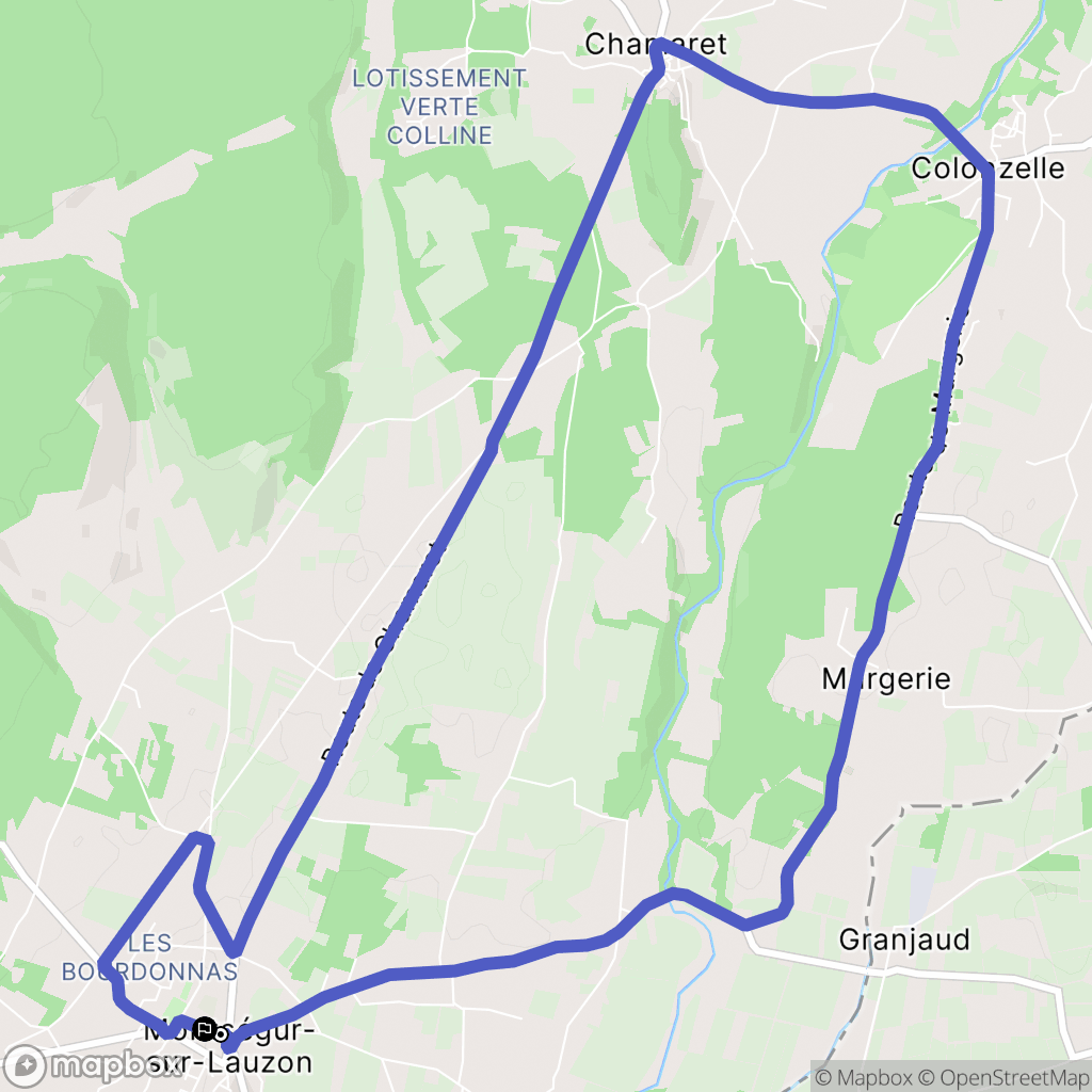 Montségur-sur-Lauzon: routekaart voor buitenactiviteiten - France