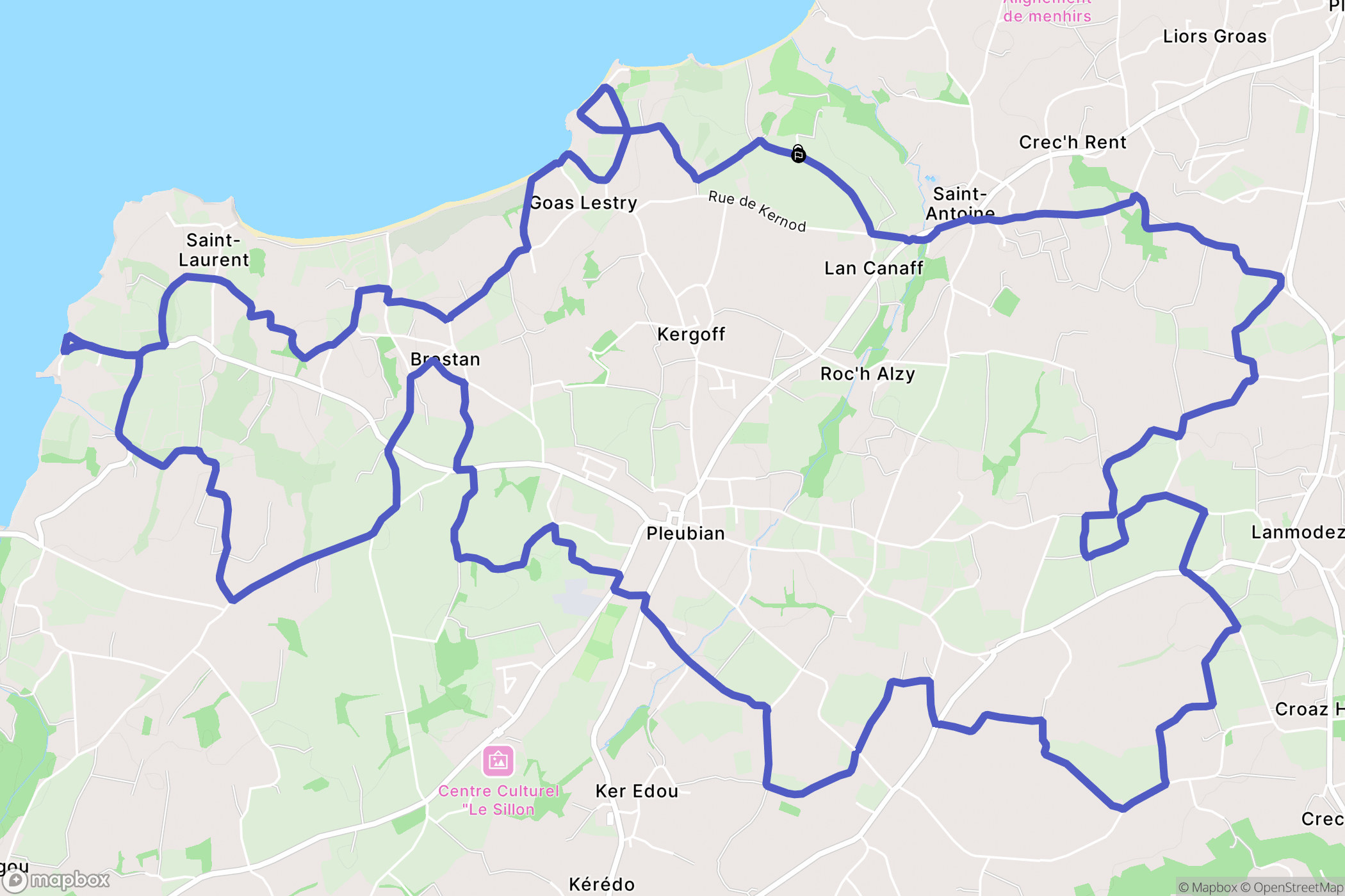 Pleubian: routekaart voor buitenactiviteiten - France