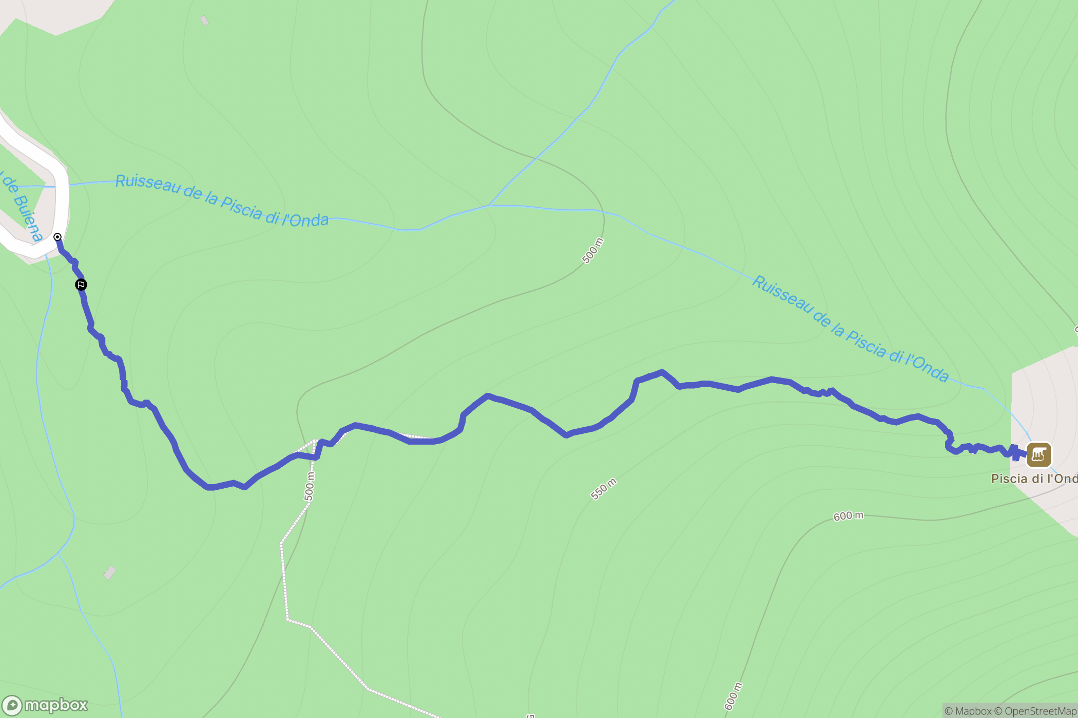 Moca-Croce: routekaart voor buitenactiviteiten - France