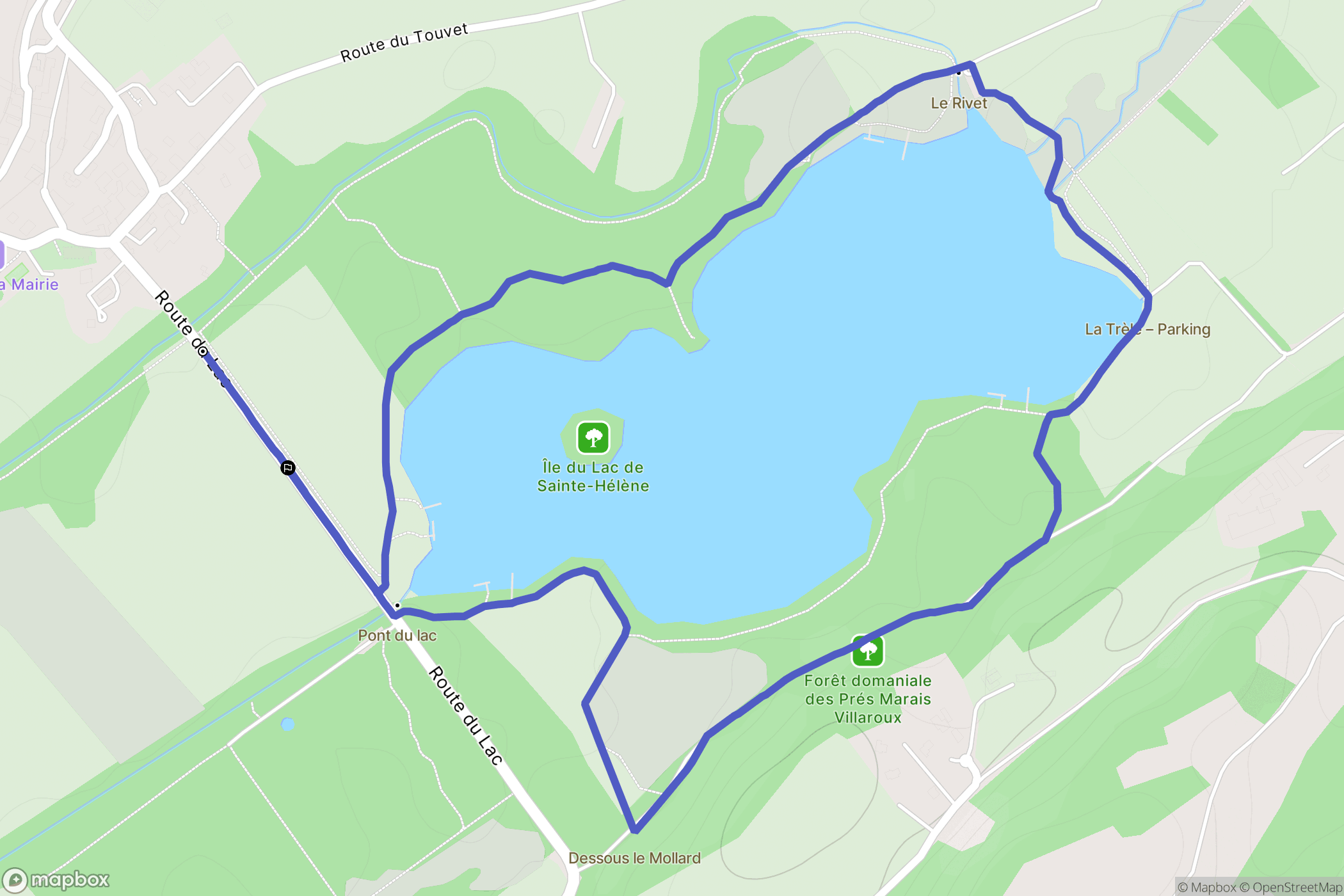 Sainte-Hélène-du-Lac: routekaart voor buitenactiviteiten - France