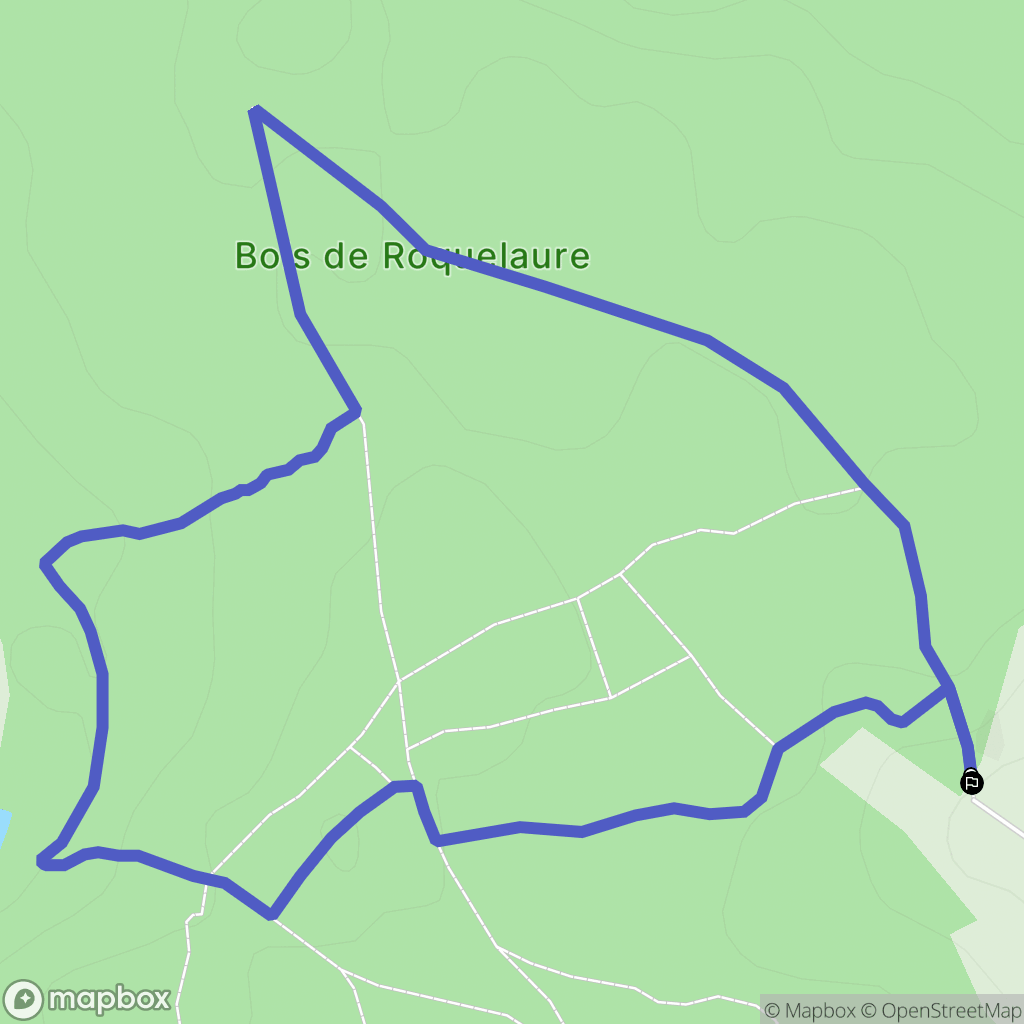 Lapugnoy : carte du parcours de randonnée - France