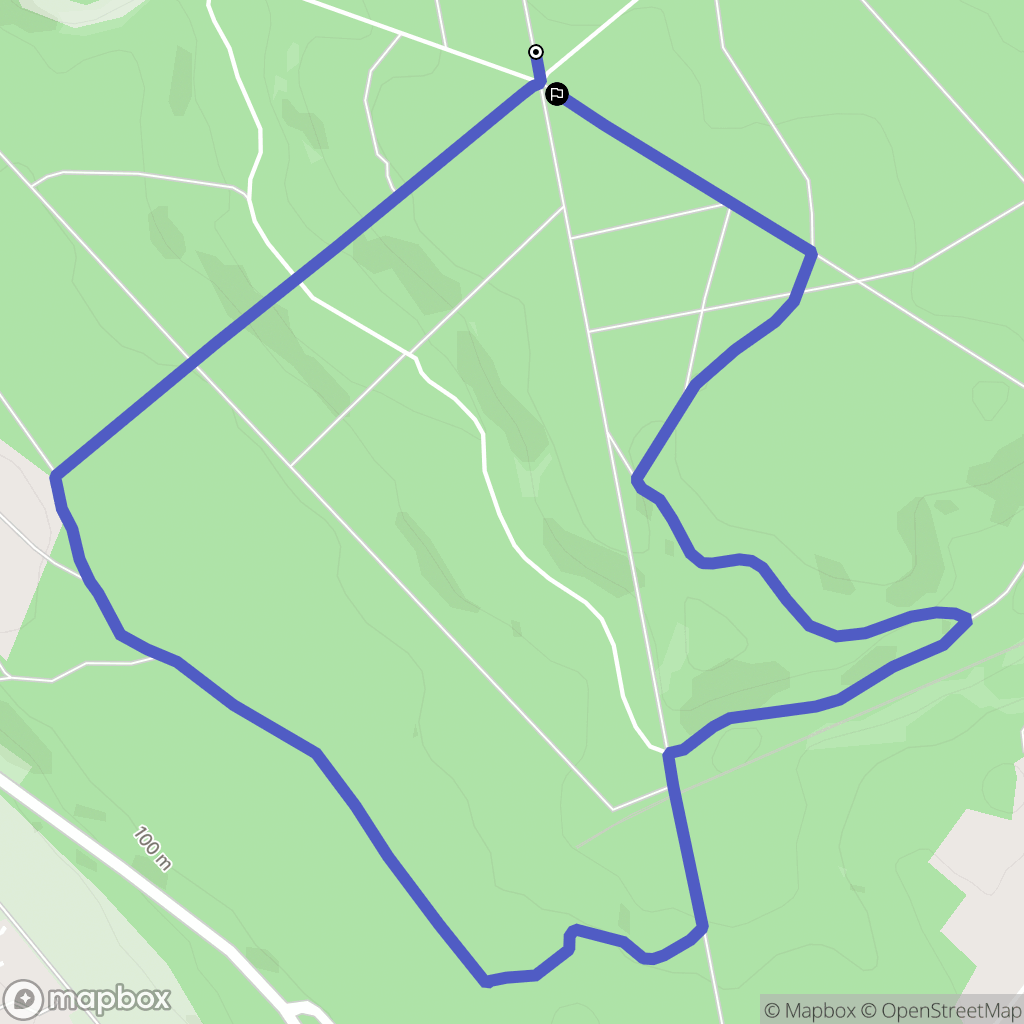 Illeville-sur-Montfort : carte du parcours de randonnée - France