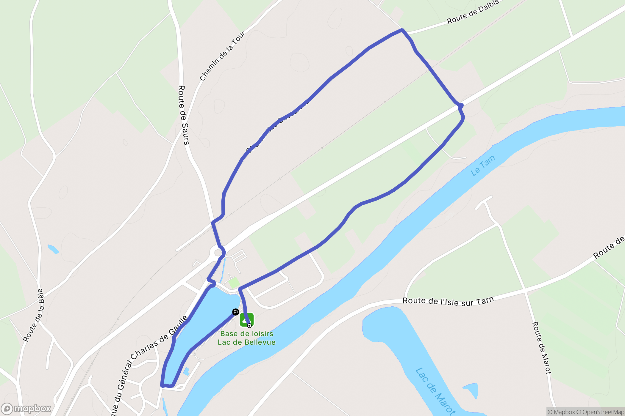 Lisle-sur-Tarn: routekaart voor buitenactiviteiten - France