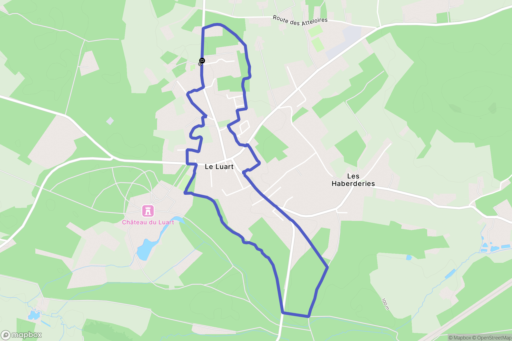 Le Luart: routekaart voor buitenactiviteiten - France