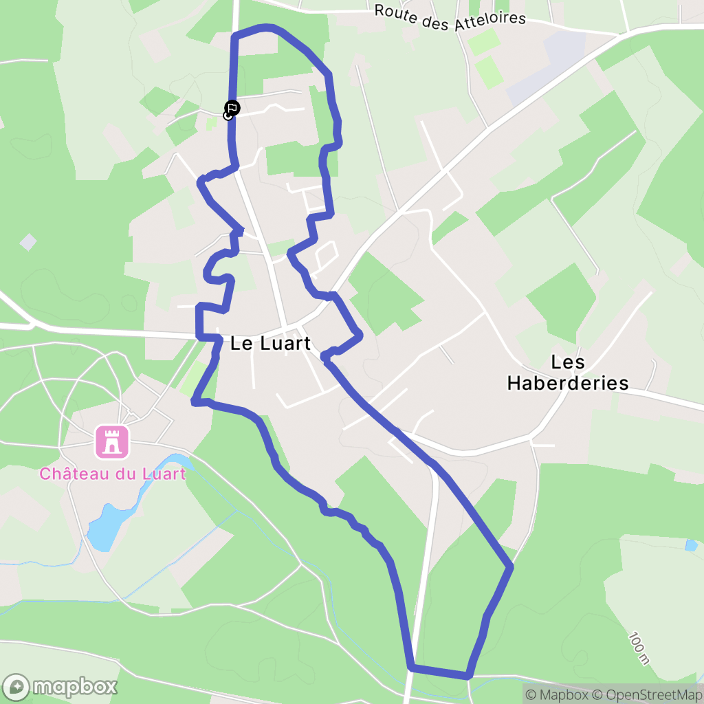 Le Luart: routekaart voor buitenactiviteiten - France