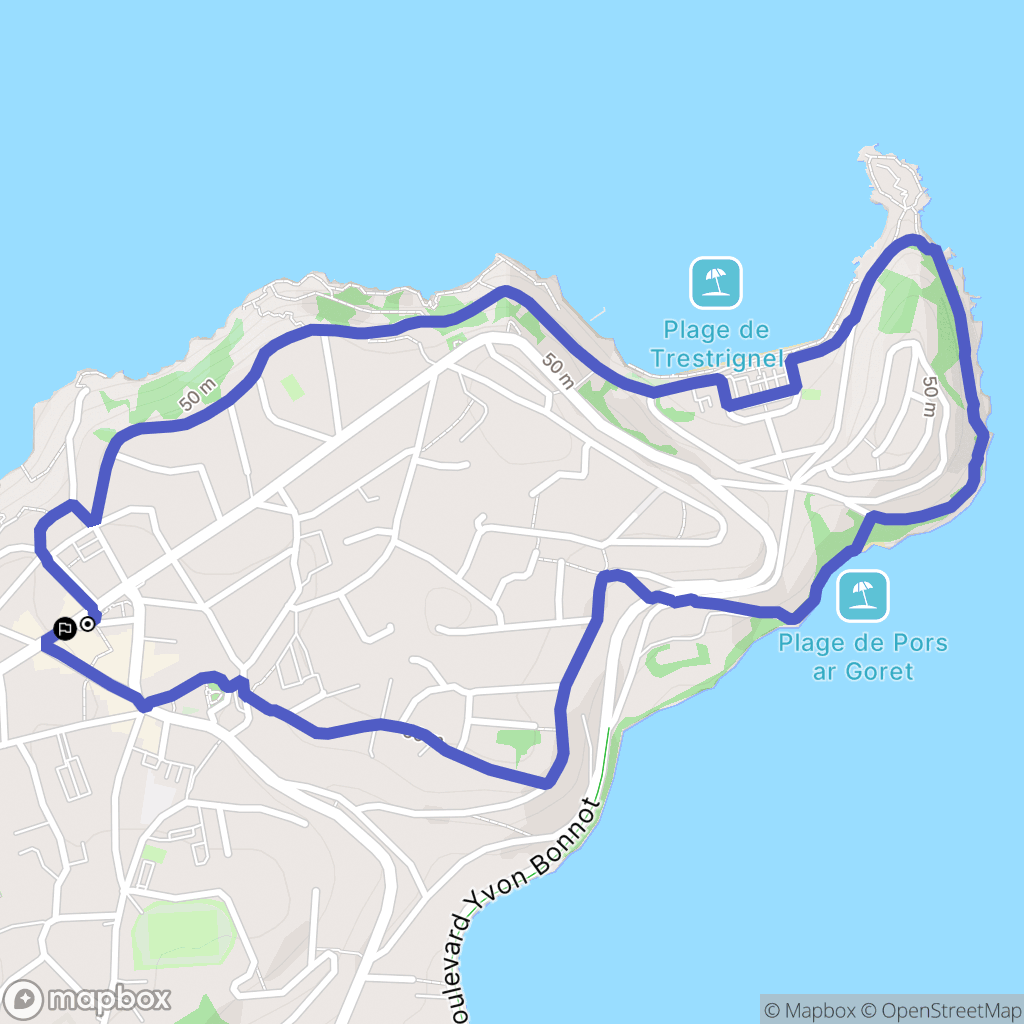 Perros-Guirec: routekaart voor buitenactiviteiten - France