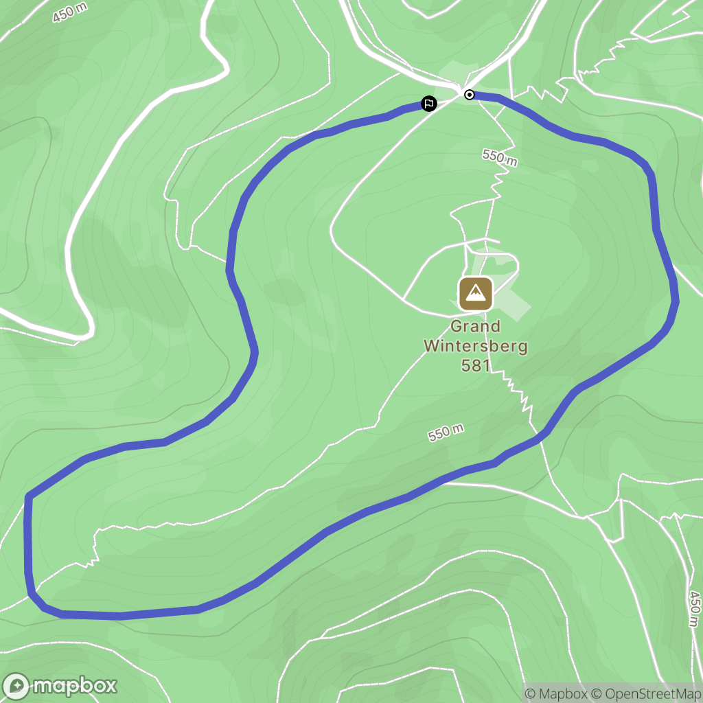 Niederbronn-les-Bains : carte du parcours de randonnée - France
