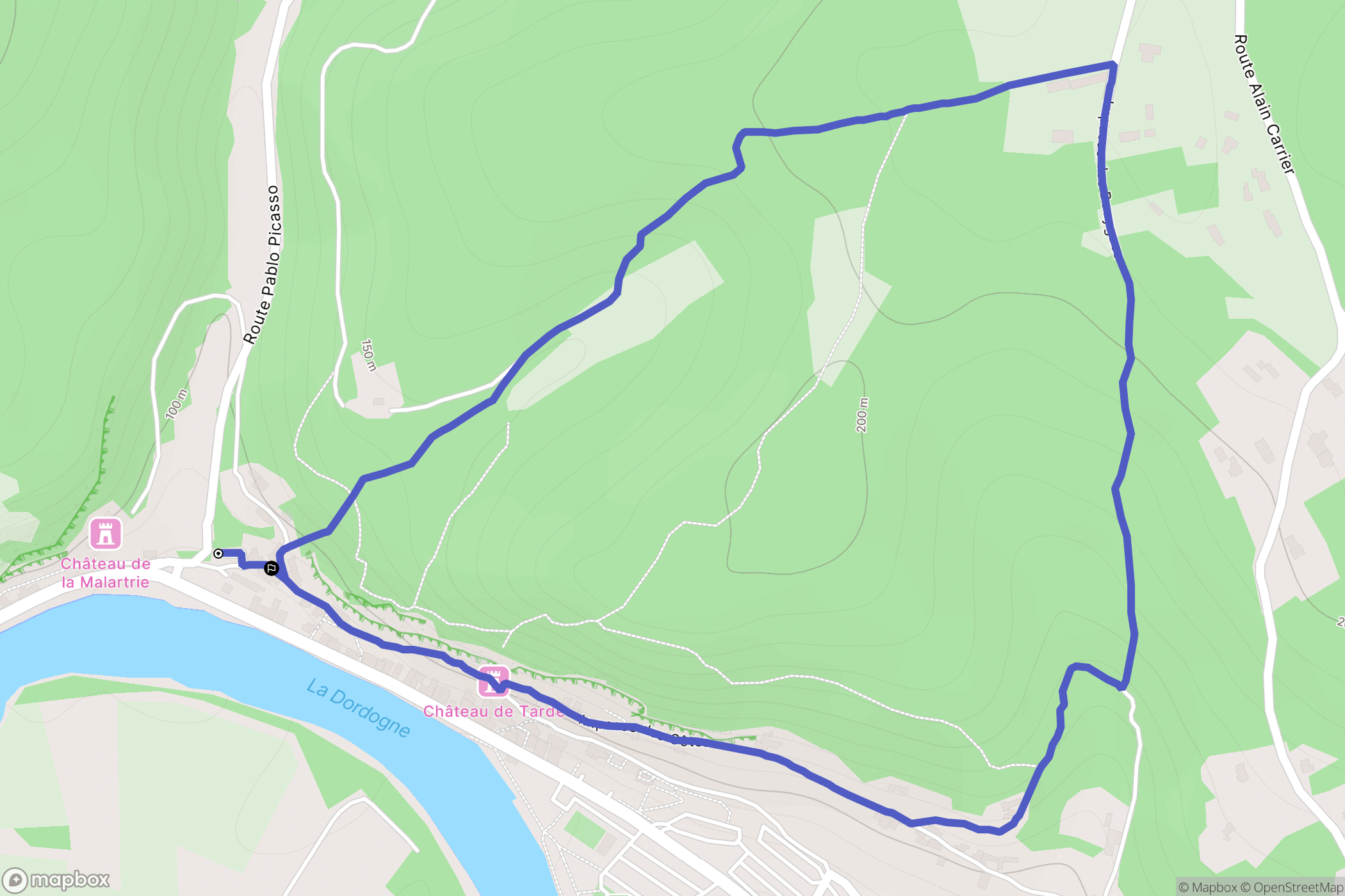La Roque-Gageac: routekaart voor buitenactiviteiten - France