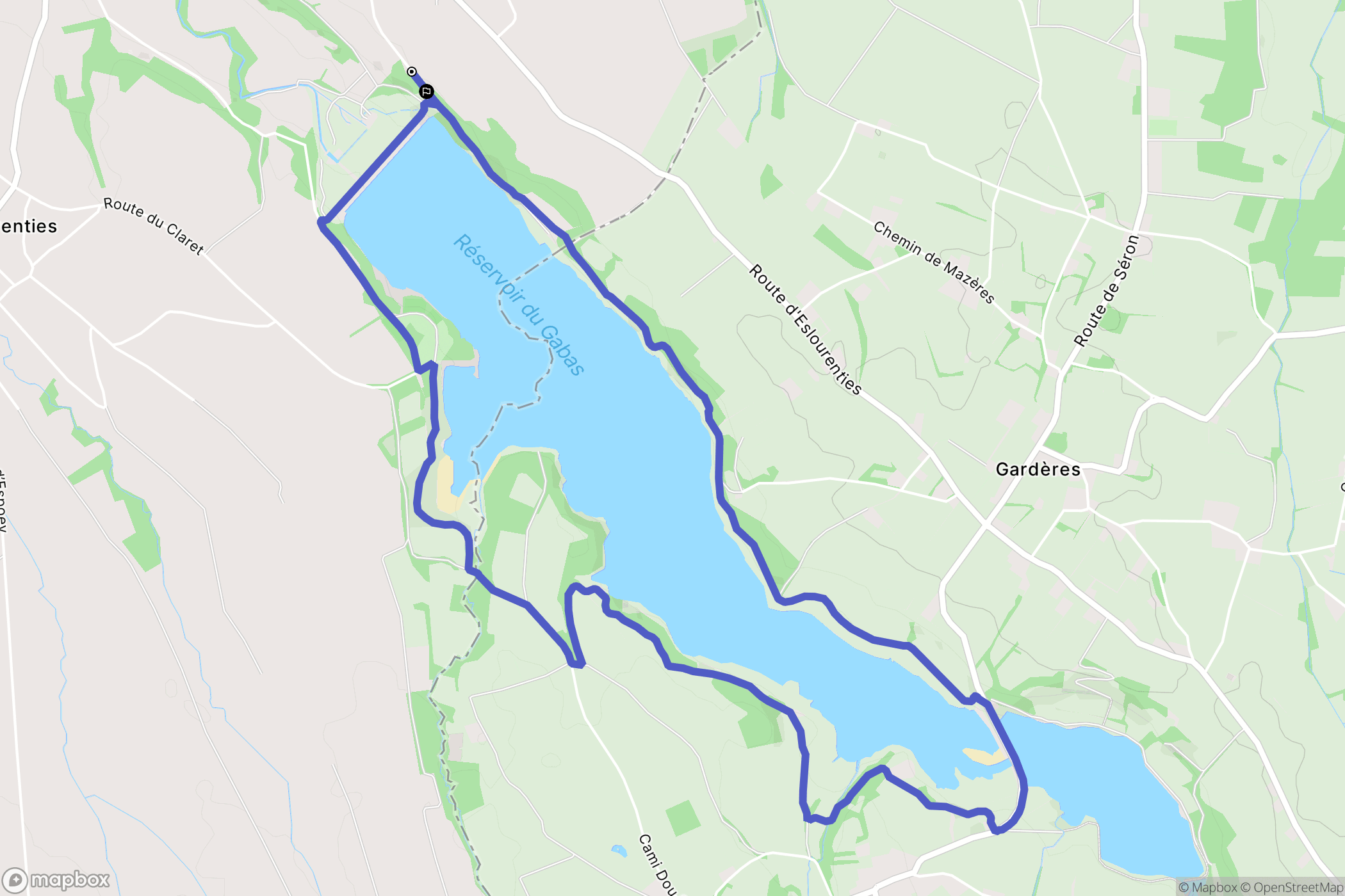 Eslourenties-Daban: routekaart voor buitenactiviteiten - France