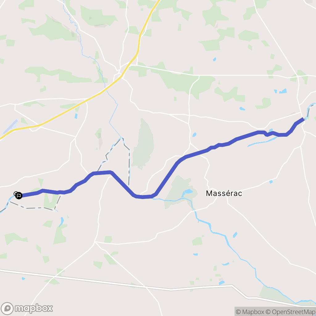 Sainte-Marie : carte du parcours de randonnée - France