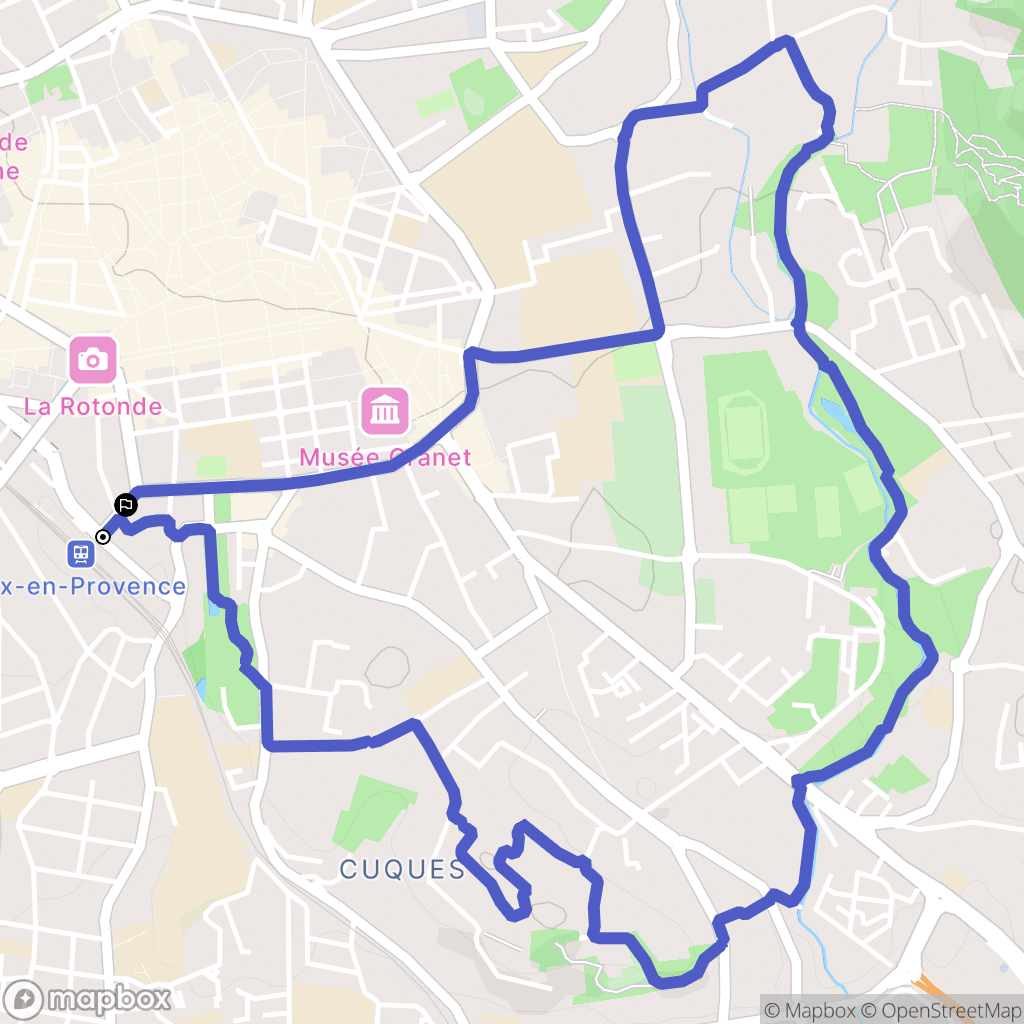 Aix-en-Provence: routekaart voor buitenactiviteiten - France