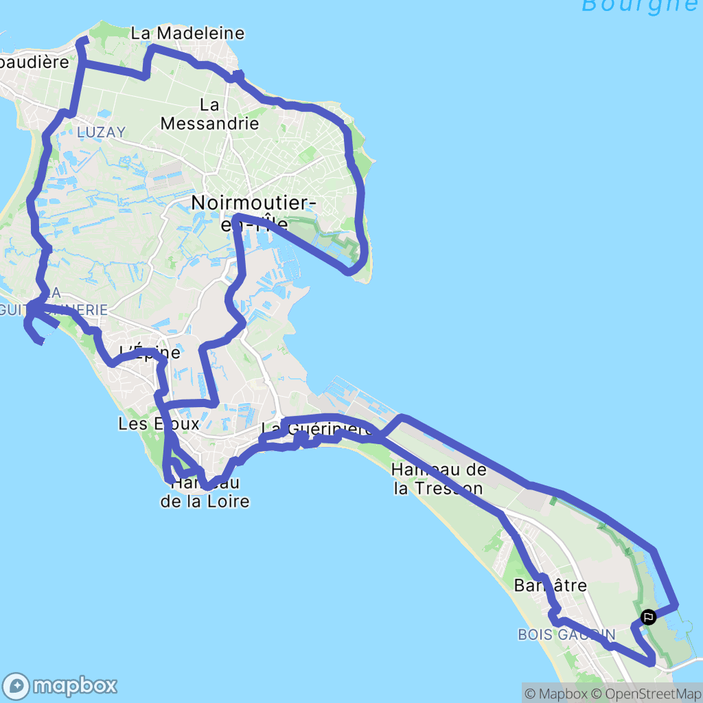 Barbâtre: routekaart voor buitenactiviteiten - France