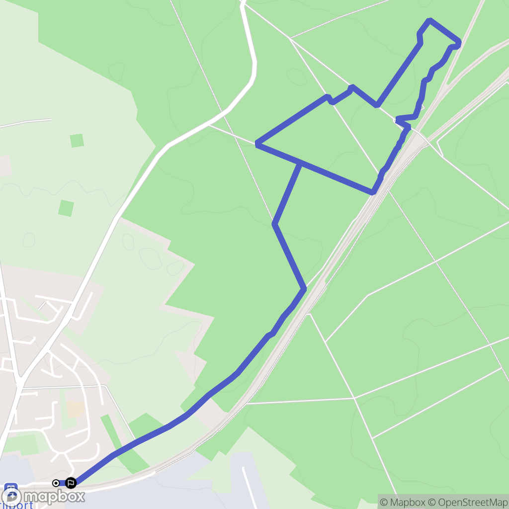 Trilport : carte du parcours de randonnée - France