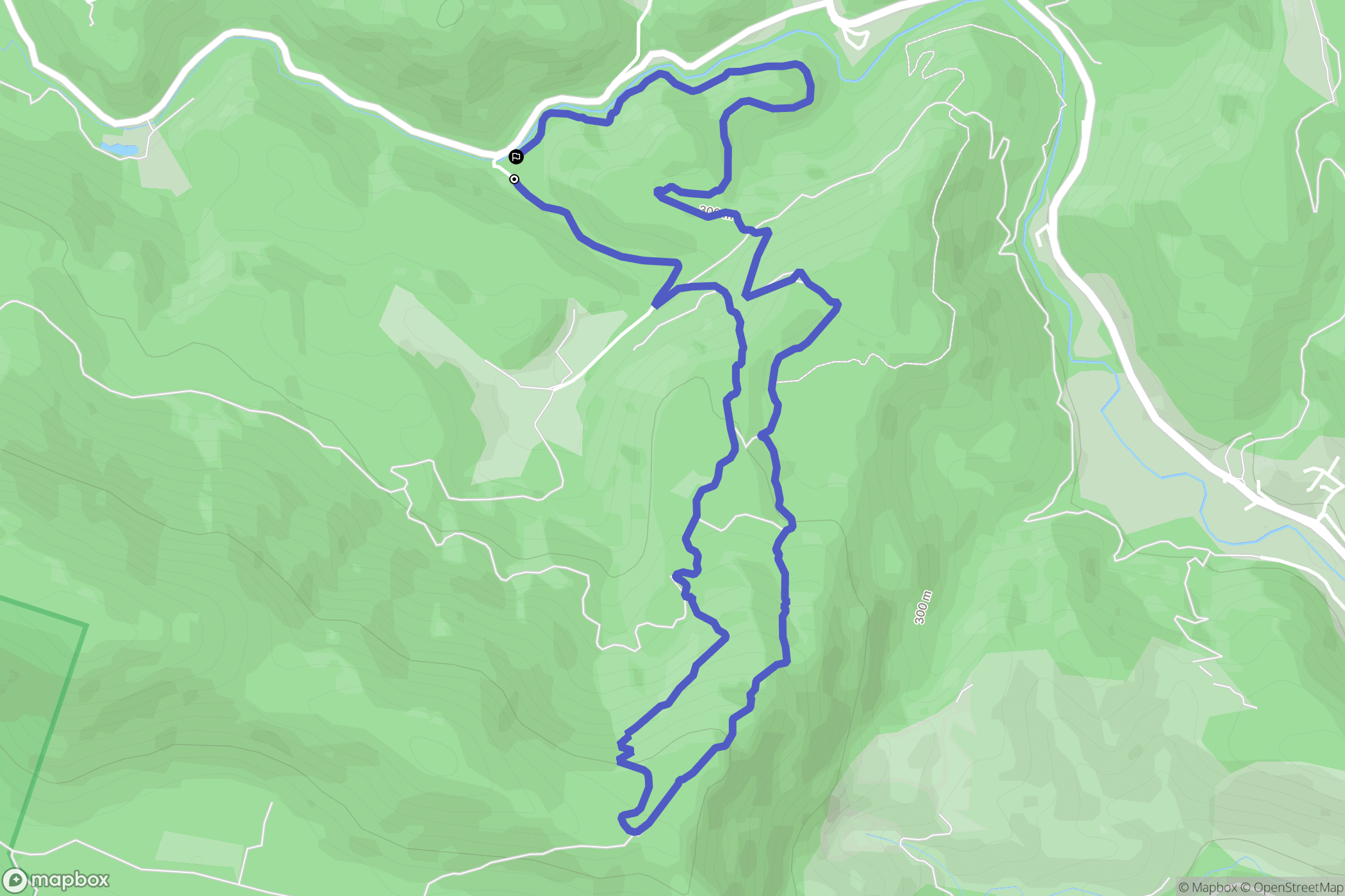 Méounes-lès-Montrieux : carte du parcours de randonnée - France