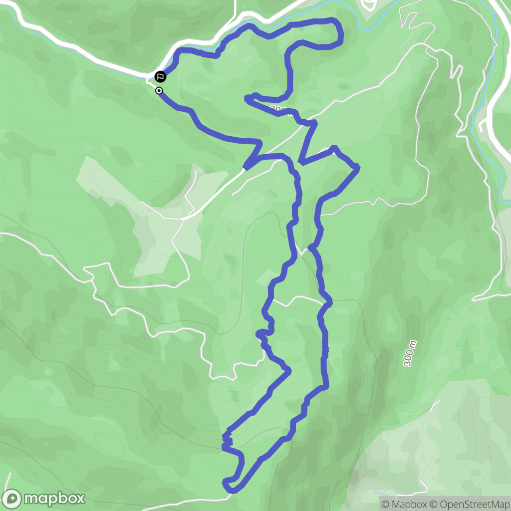 Méounes-lès-Montrieux : carte du parcours de randonnée - France