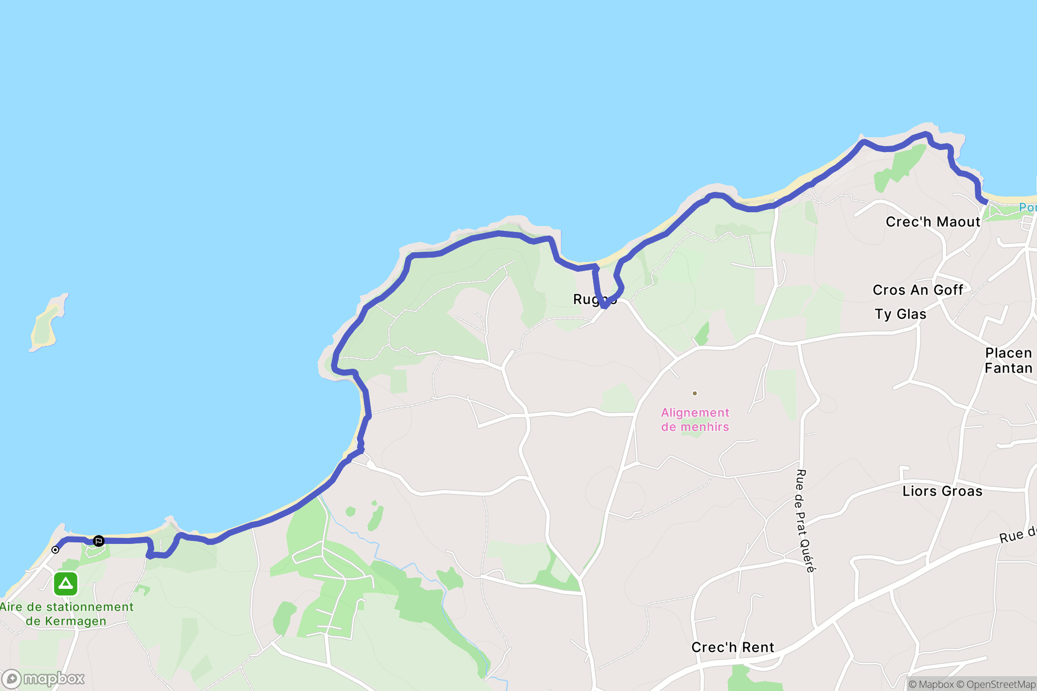 Pleubian: routekaart voor buitenactiviteiten - France