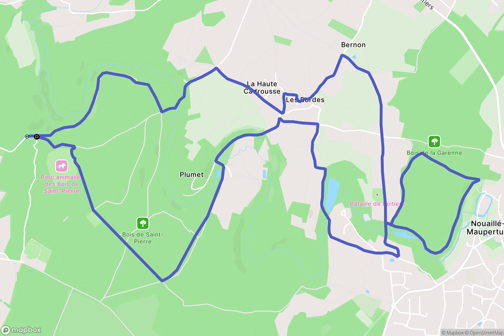 Smarves: routekaart voor buitenactiviteiten - France