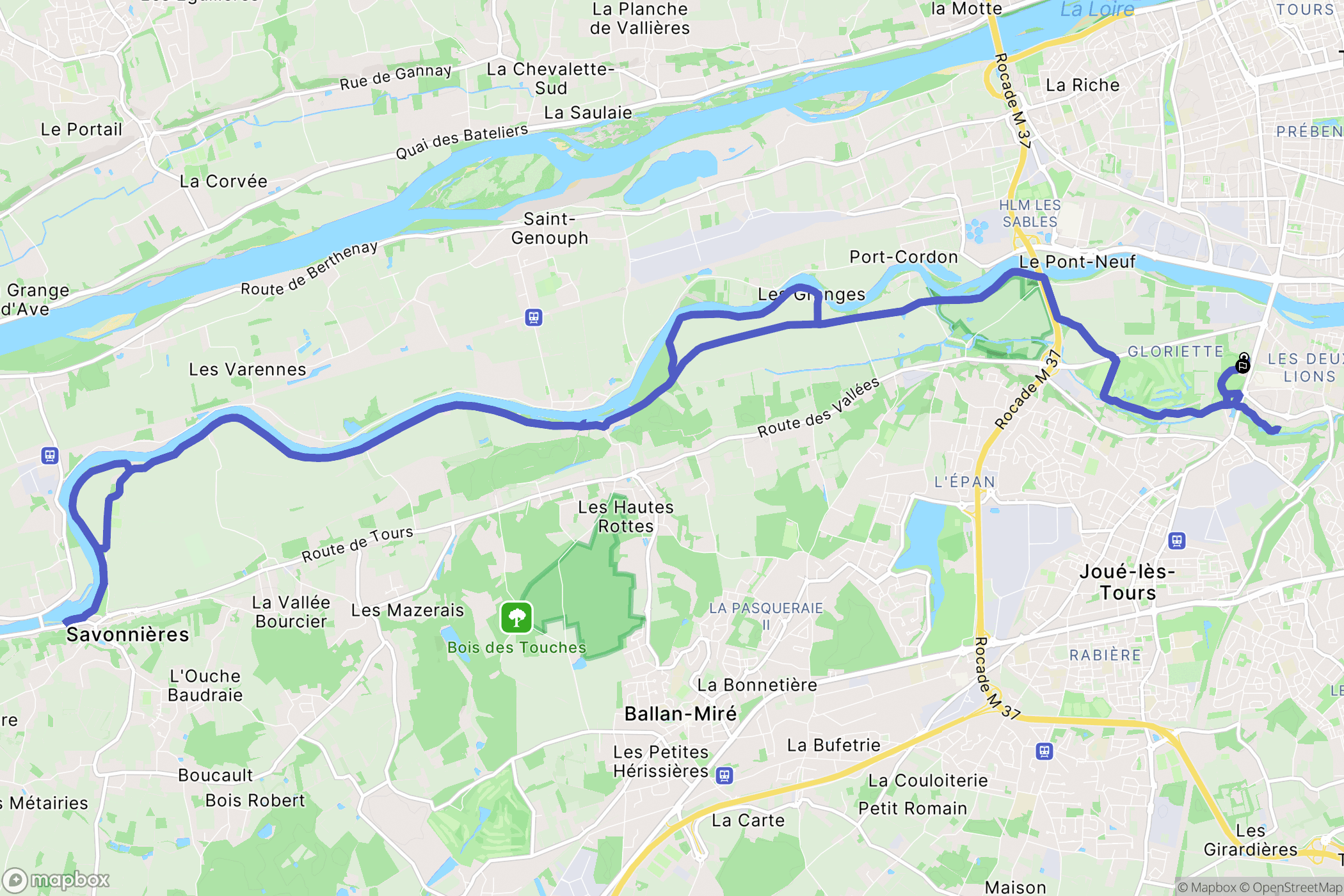 Tours: routekaart voor buitenactiviteiten - France
