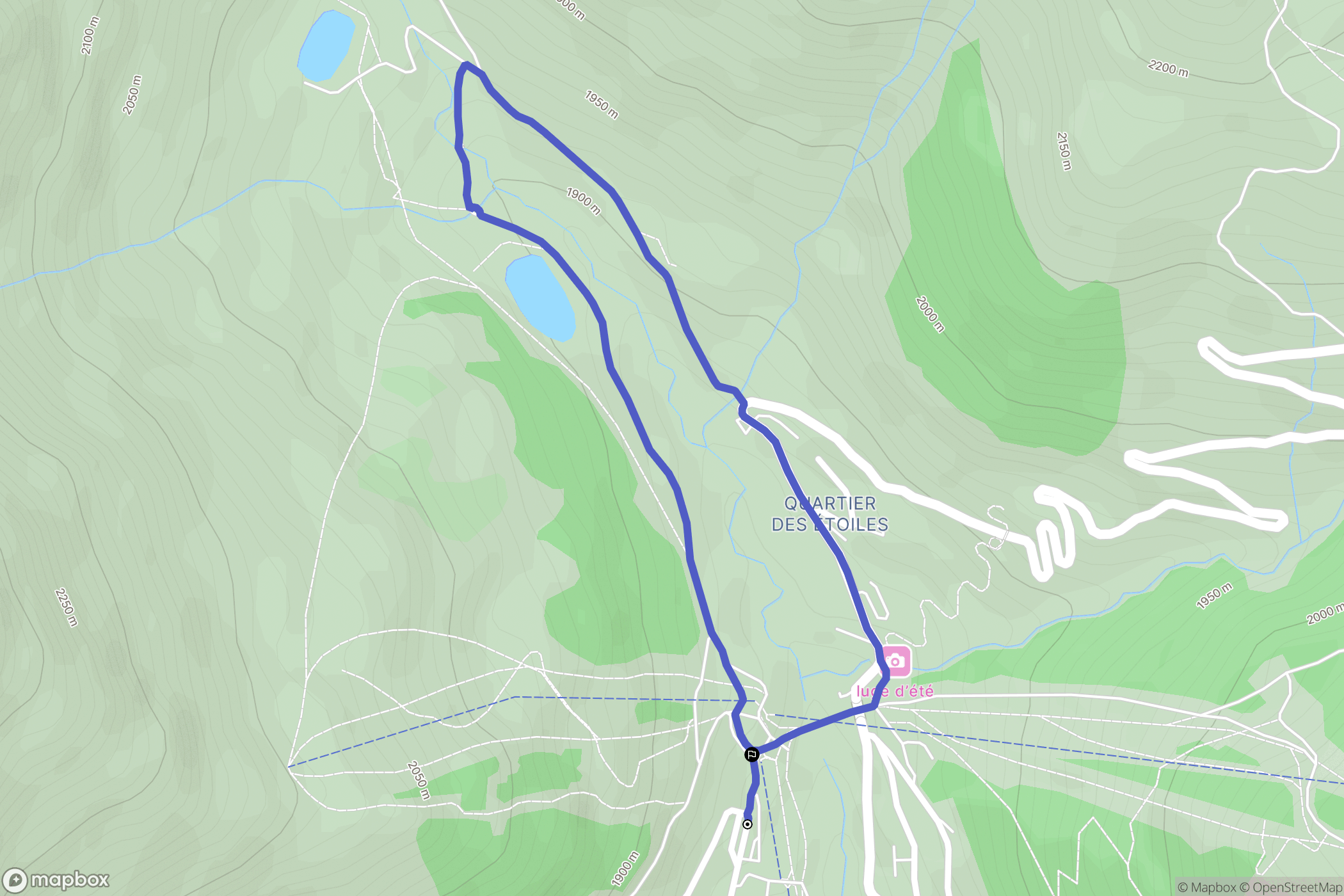 Allos: routekaart voor buitenactiviteiten - France