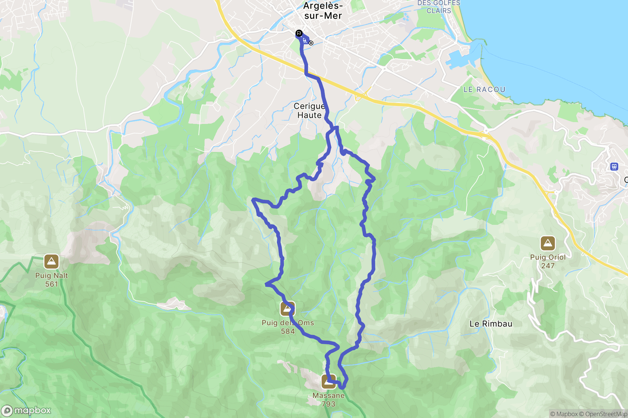 Argelès-sur-Mer: routekaart voor buitenactiviteiten - France