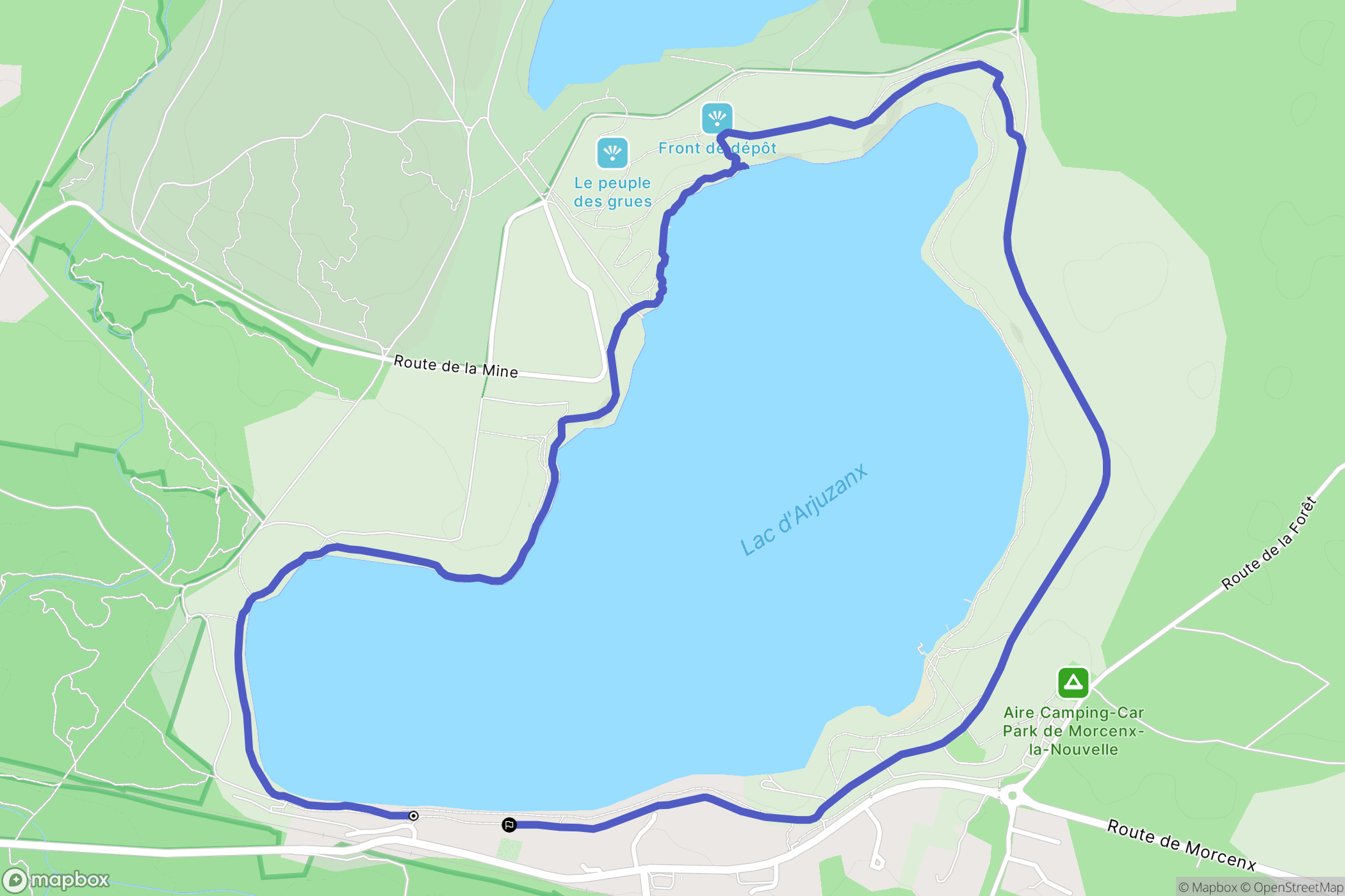 Morcenx-la-Nouvelle: routekaart voor buitenactiviteiten - France