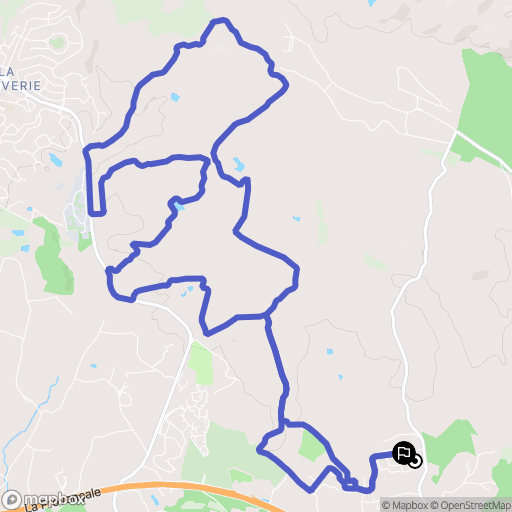 Puget-sur-Argens : carte du parcours de randonnée - France