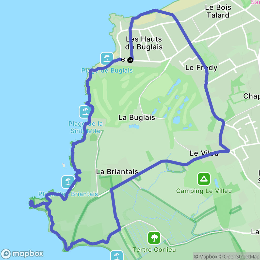 Lancieux: routekaart voor buitenactiviteiten - France