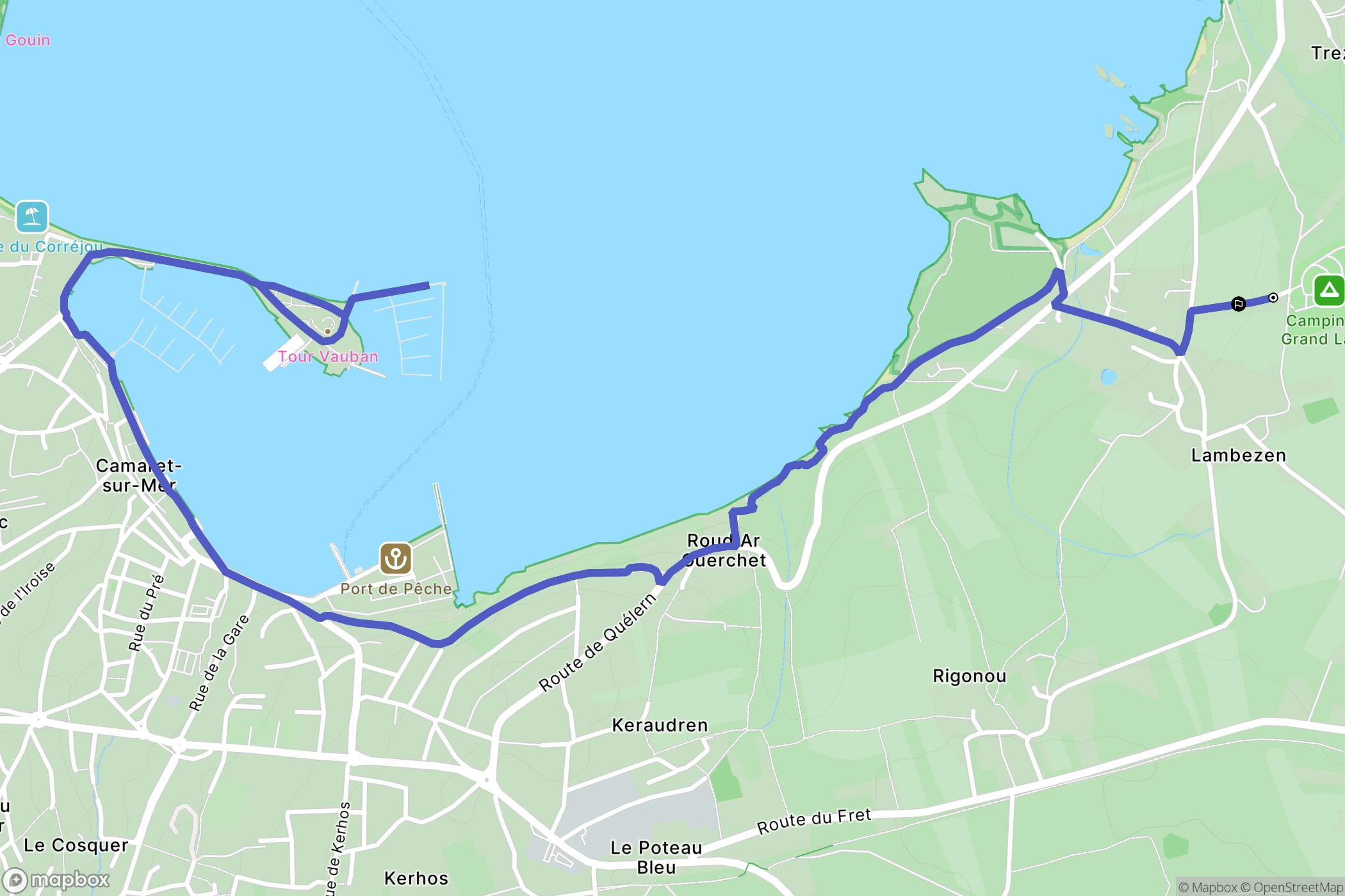 Camaret-sur-Mer: routekaart voor buitenactiviteiten - France