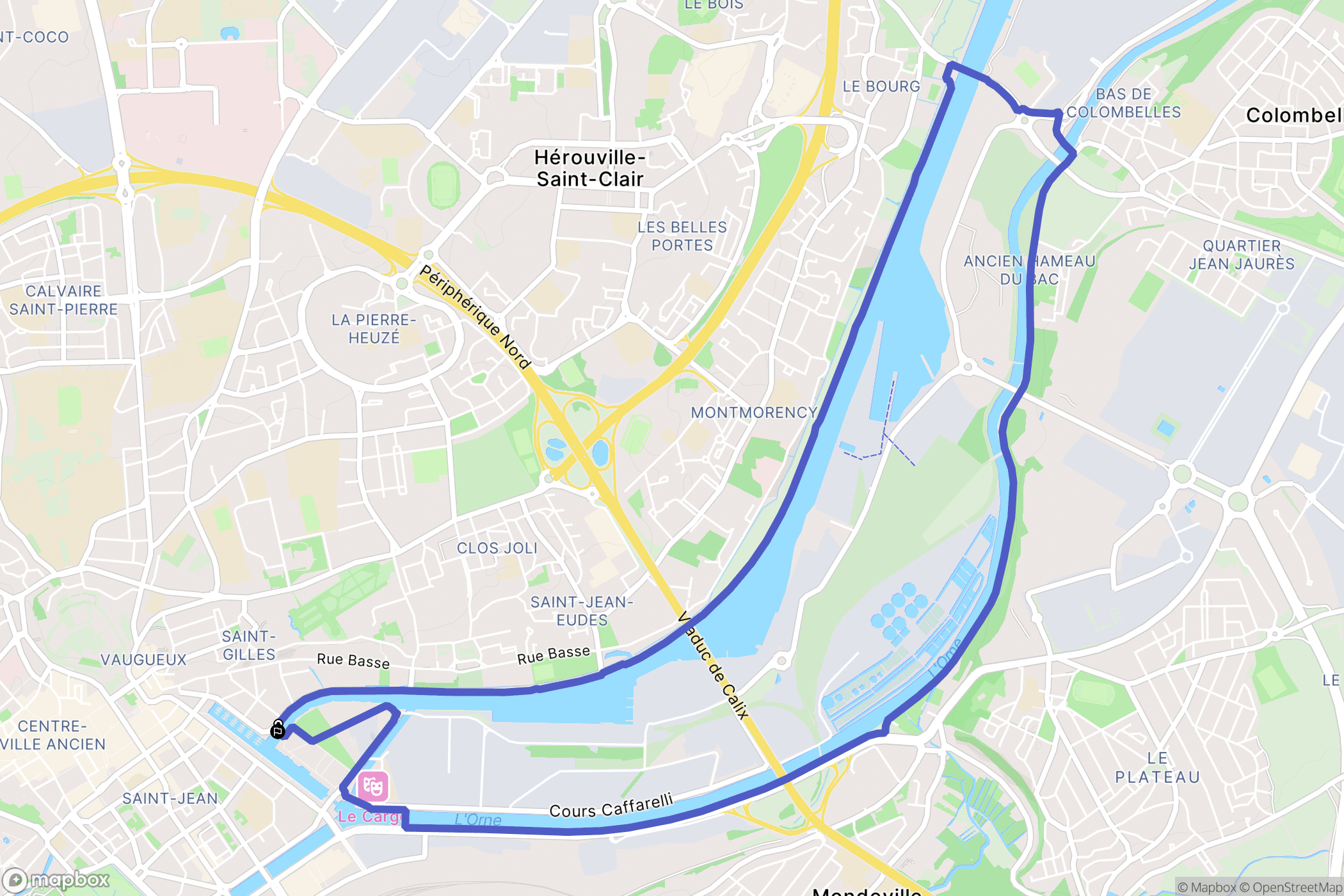 Caen: routekaart voor buitenactiviteiten - France