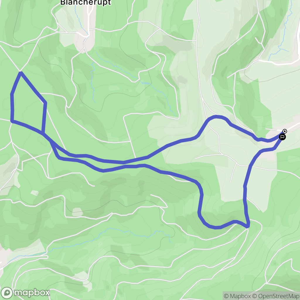 Bellefosse : carte du parcours de randonnée - France