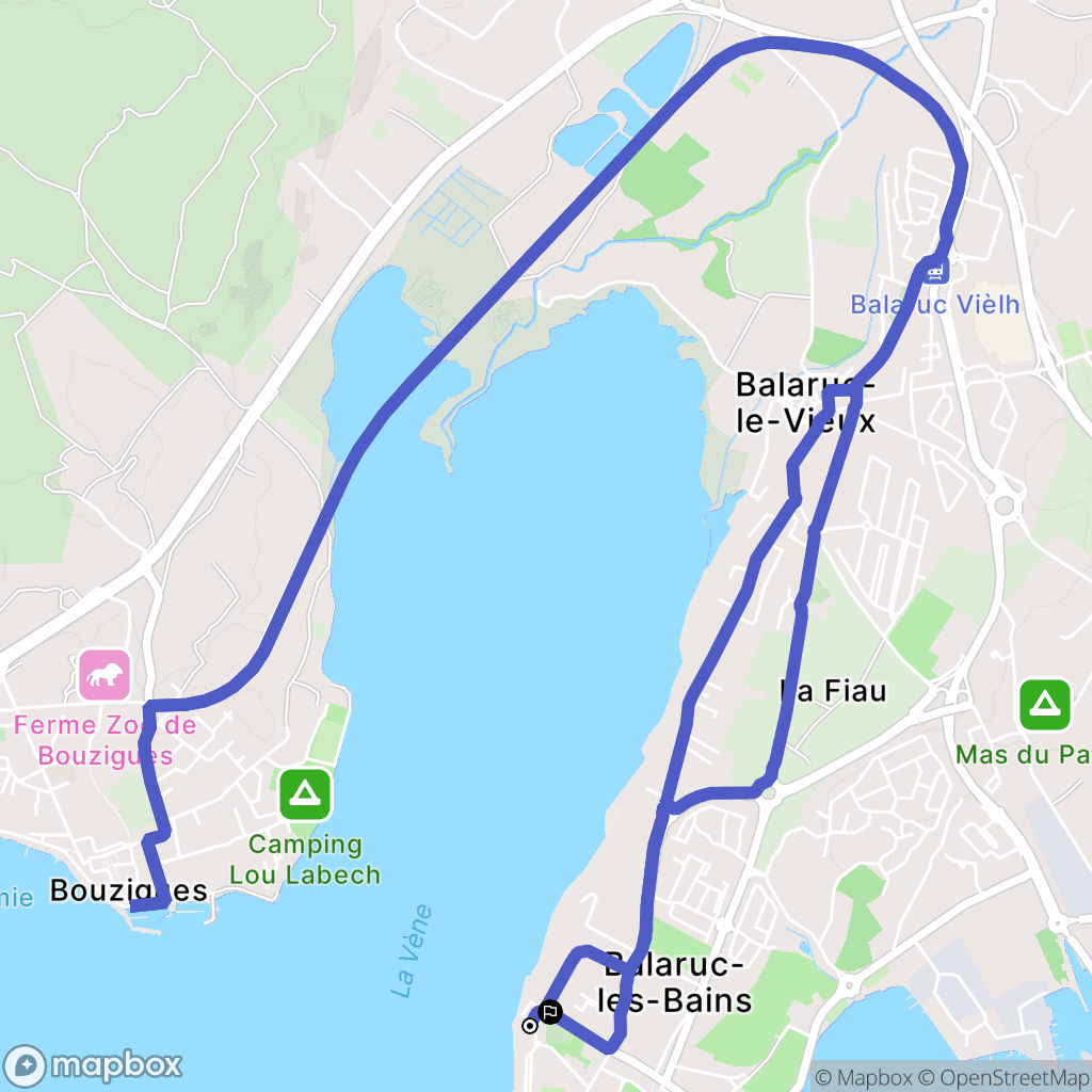 Balaruc-les-Bains: routekaart voor buitenactiviteiten - France