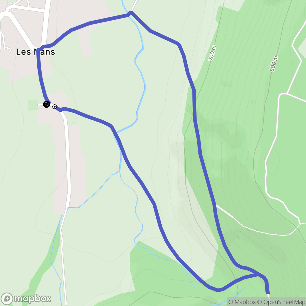 Les Nans: routekaart voor buitenactiviteiten - France