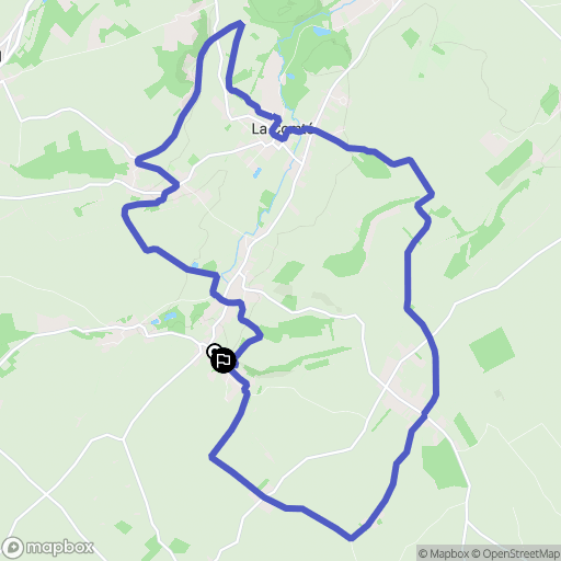 Magnicourt-en-Comte : carte du parcours de randonnée - France