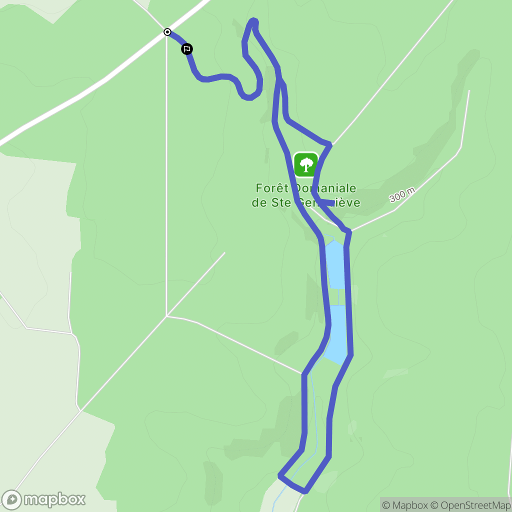 Loisey : carte du parcours de randonnée - France