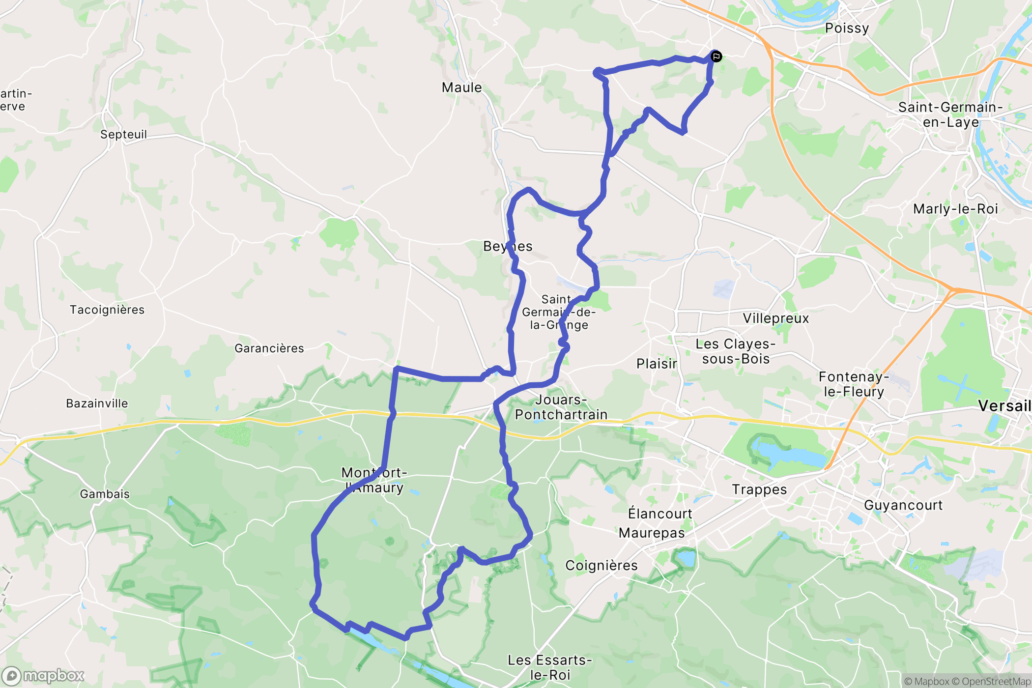 Orgeval: routekaart voor buitenactiviteiten - France