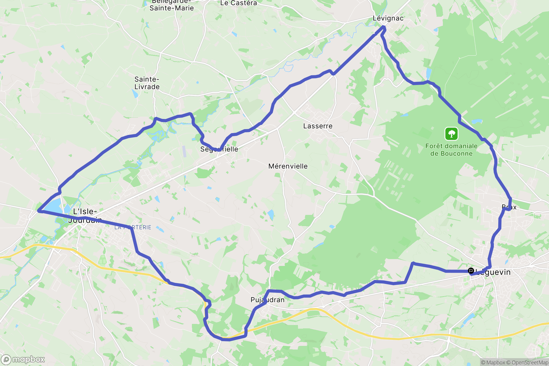 Léguevin: routekaart voor buitenactiviteiten - France