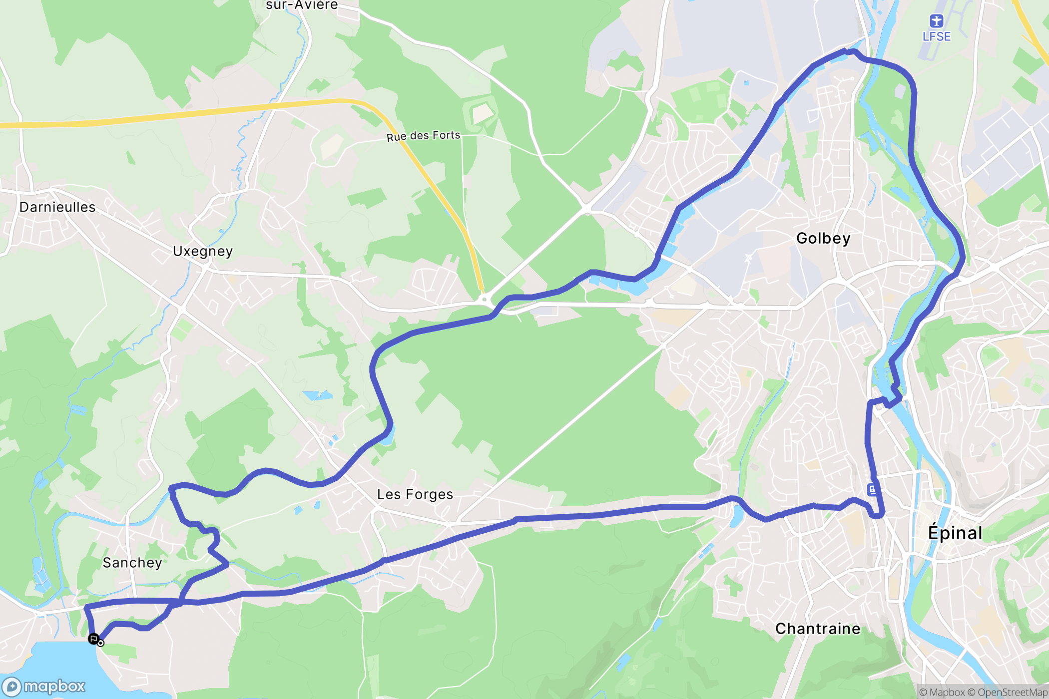 Sanchey: routekaart voor buitenactiviteiten - France