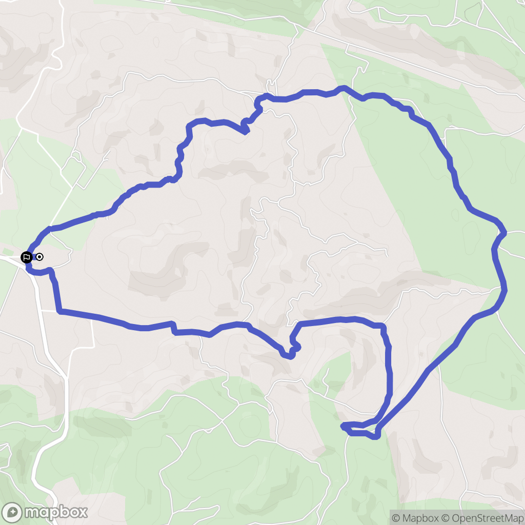 Châteauneuf-les-Martigues : carte du parcours de randonnée - France