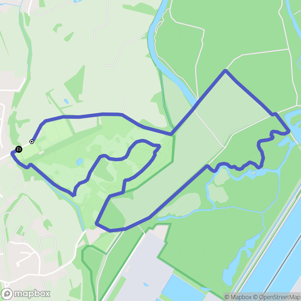Strasbourg : carte du parcours de randonnée - France