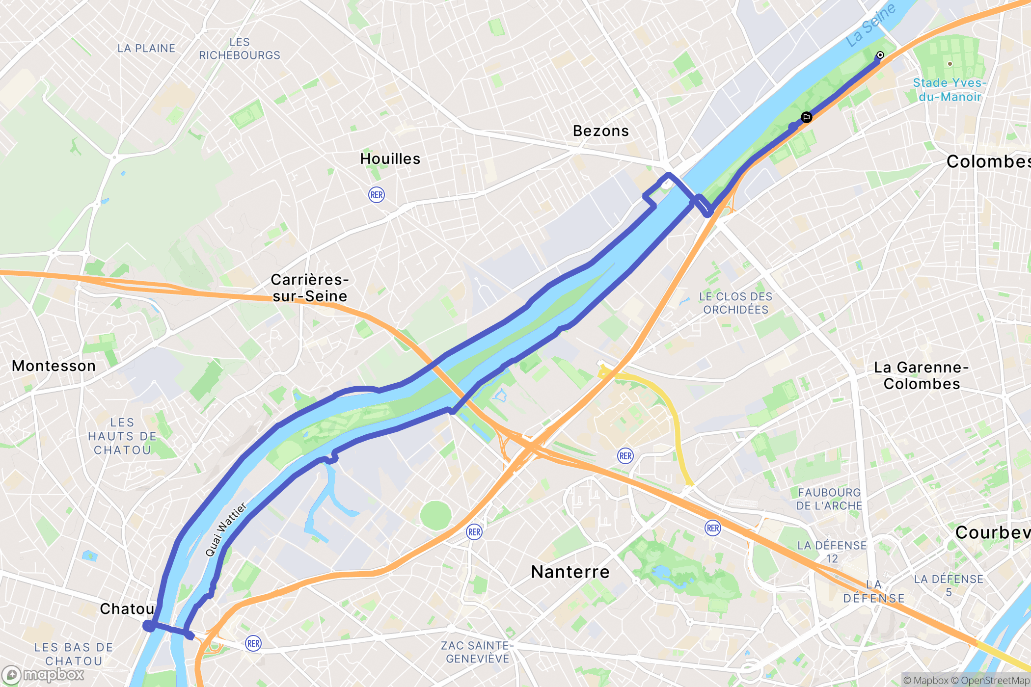 Colombes: routekaart voor buitenactiviteiten - France