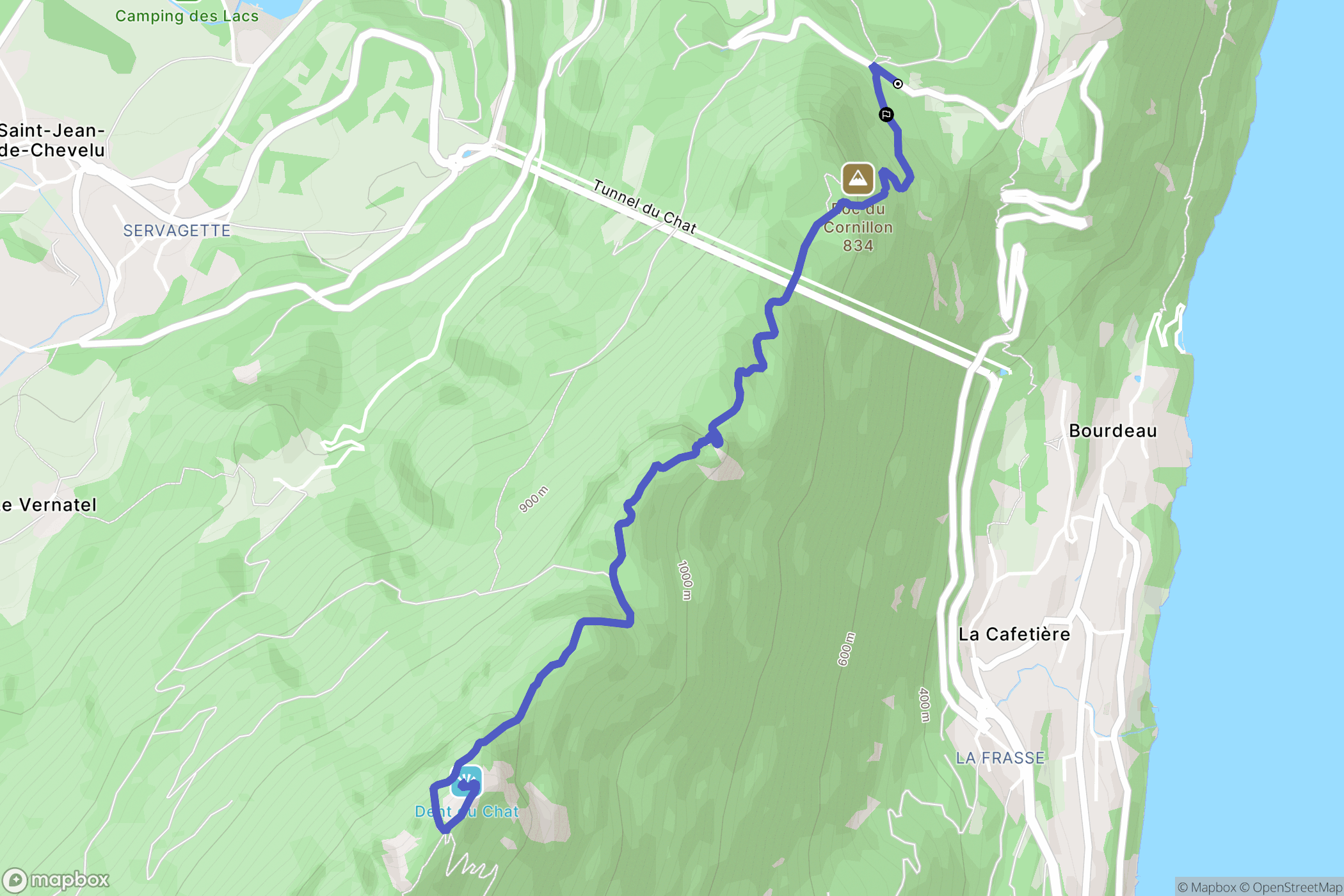 La Chapelle-du-Mont-du-Chat: routekaart voor buitenactiviteiten - France