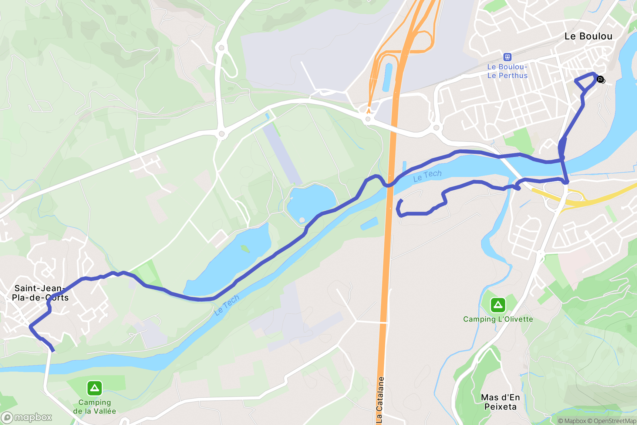 Saint-Jean-Pla-de-Corts: routekaart voor buitenactiviteiten - France