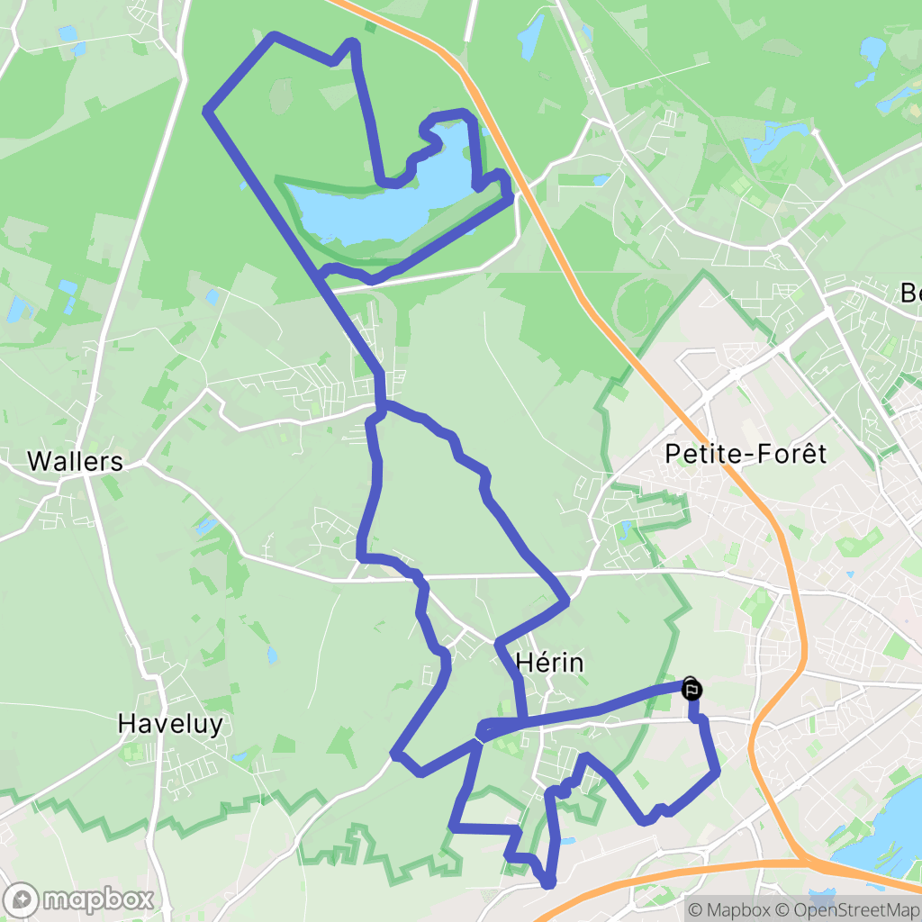La Sentinelle : carte du parcours de randonnée - France