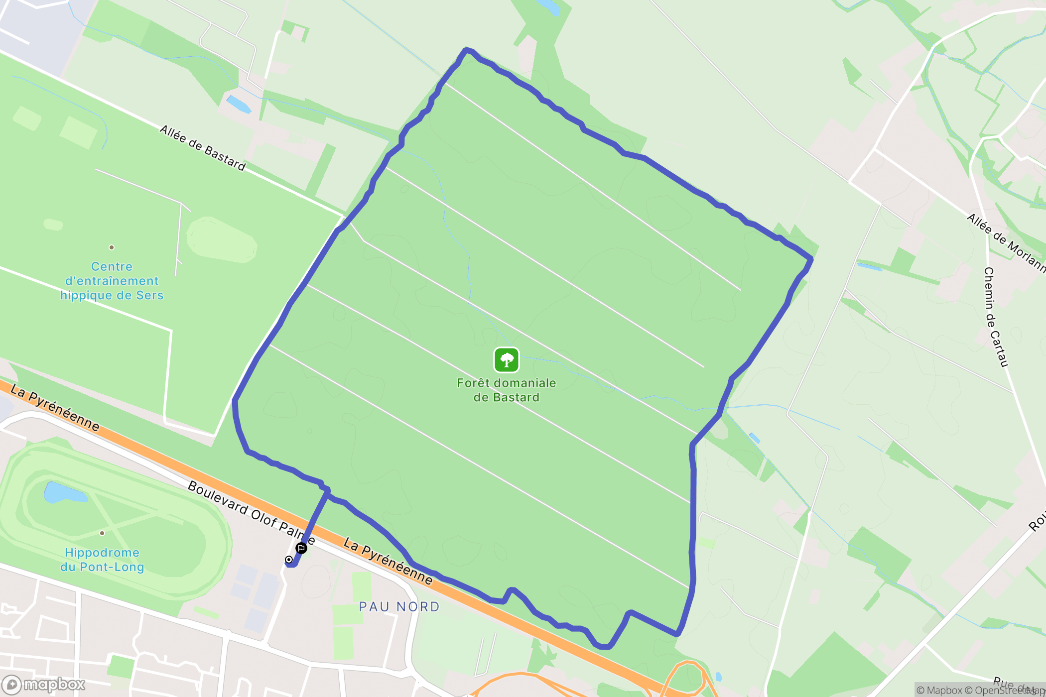 Pau: routekaart voor buitenactiviteiten - France