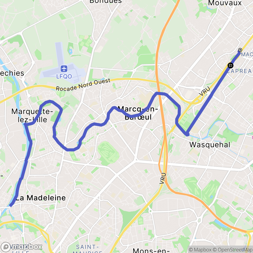 Wasquehal: routekaart voor buitenactiviteiten - France