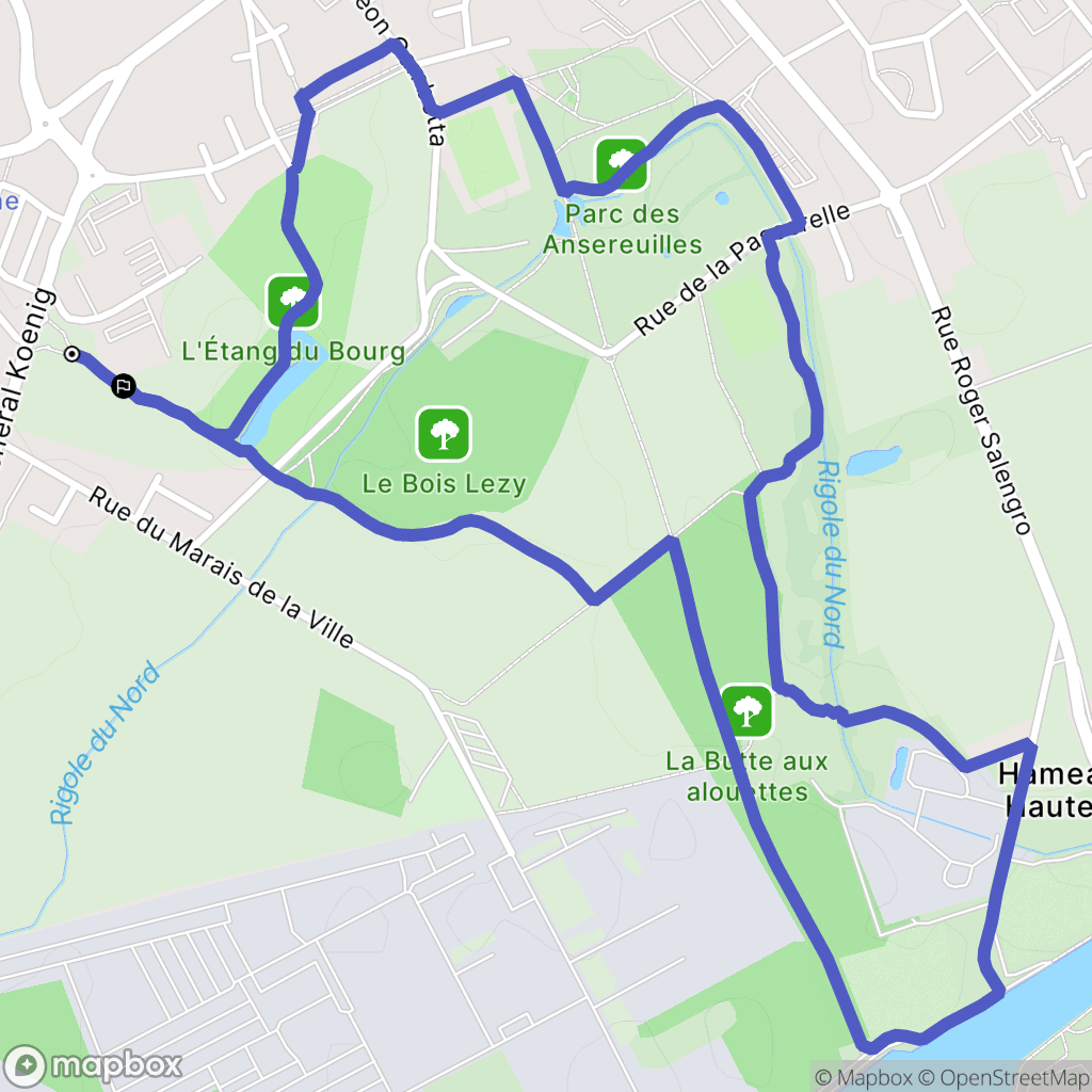 Wavrin: routekaart voor buitenactiviteiten - France