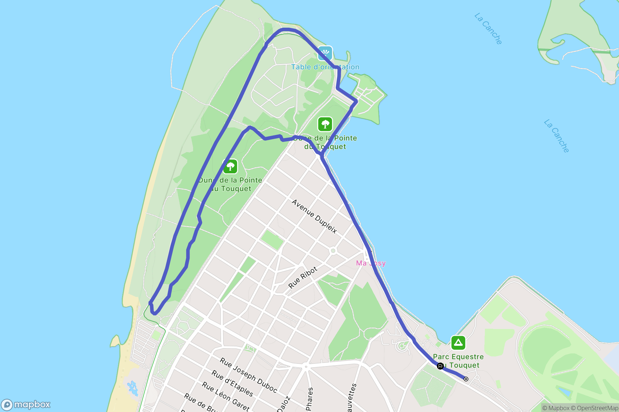 Le Touquet-Paris-Plage: routekaart voor buitenactiviteiten - France