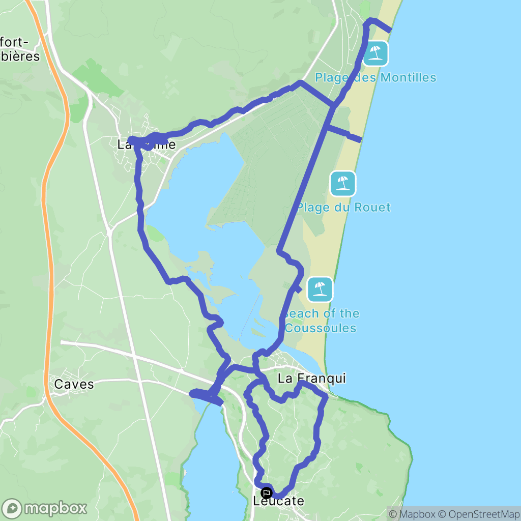 Leucate: routekaart voor buitenactiviteiten - France
